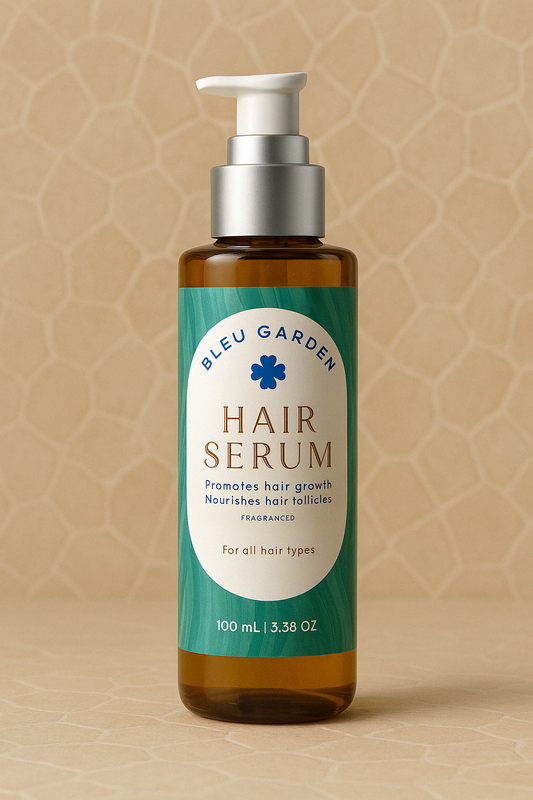 Bleu Garden Hair Serum – Lightweight Nourishing Oil for Growth & Shine 3.38oz